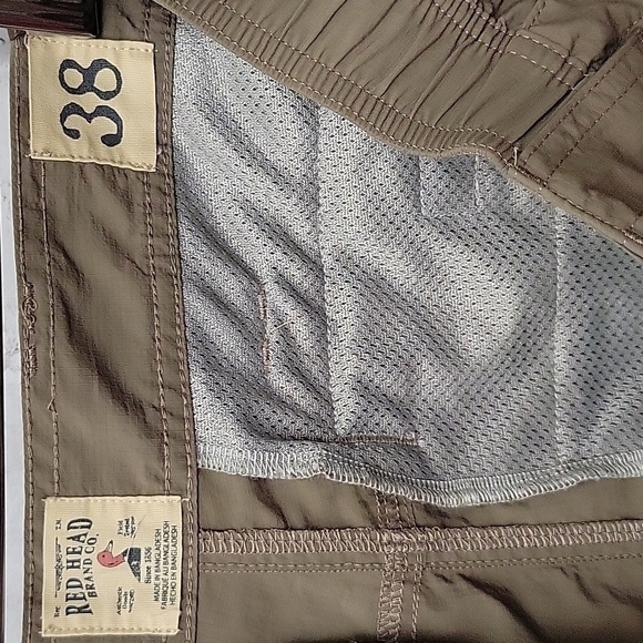 Red Head Brand Co, Men's shorts, Dark Khaki, Sz 38. - Picture 6 of 11